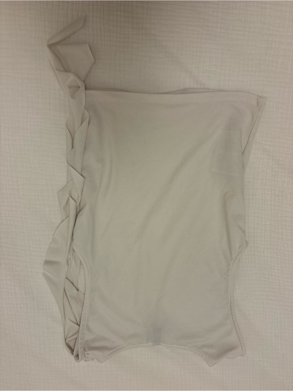 Women’s  Ruffle Top - White